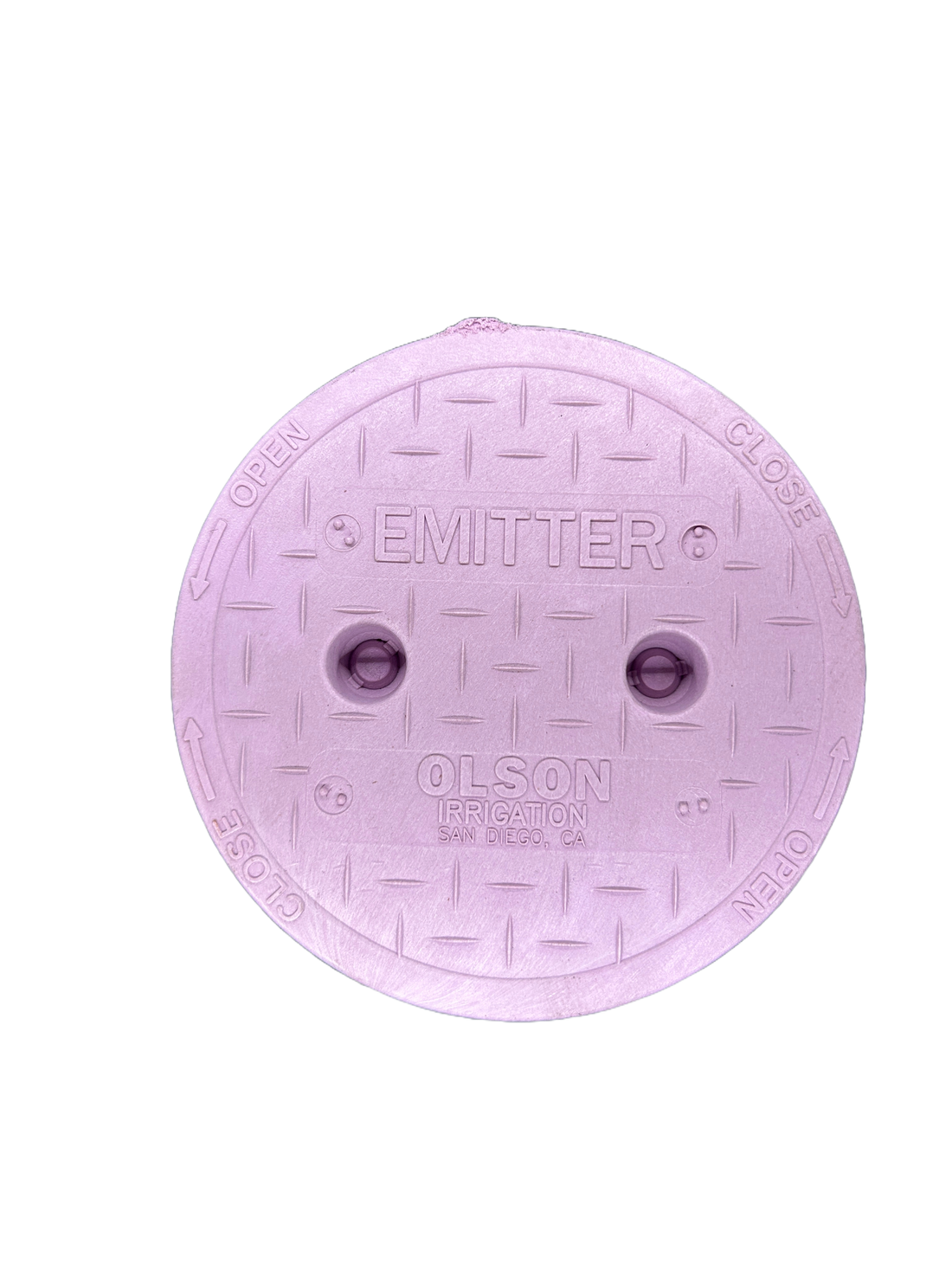 7" Inch Round Valve Box Reclaimed water lid - Olson Irrigation
